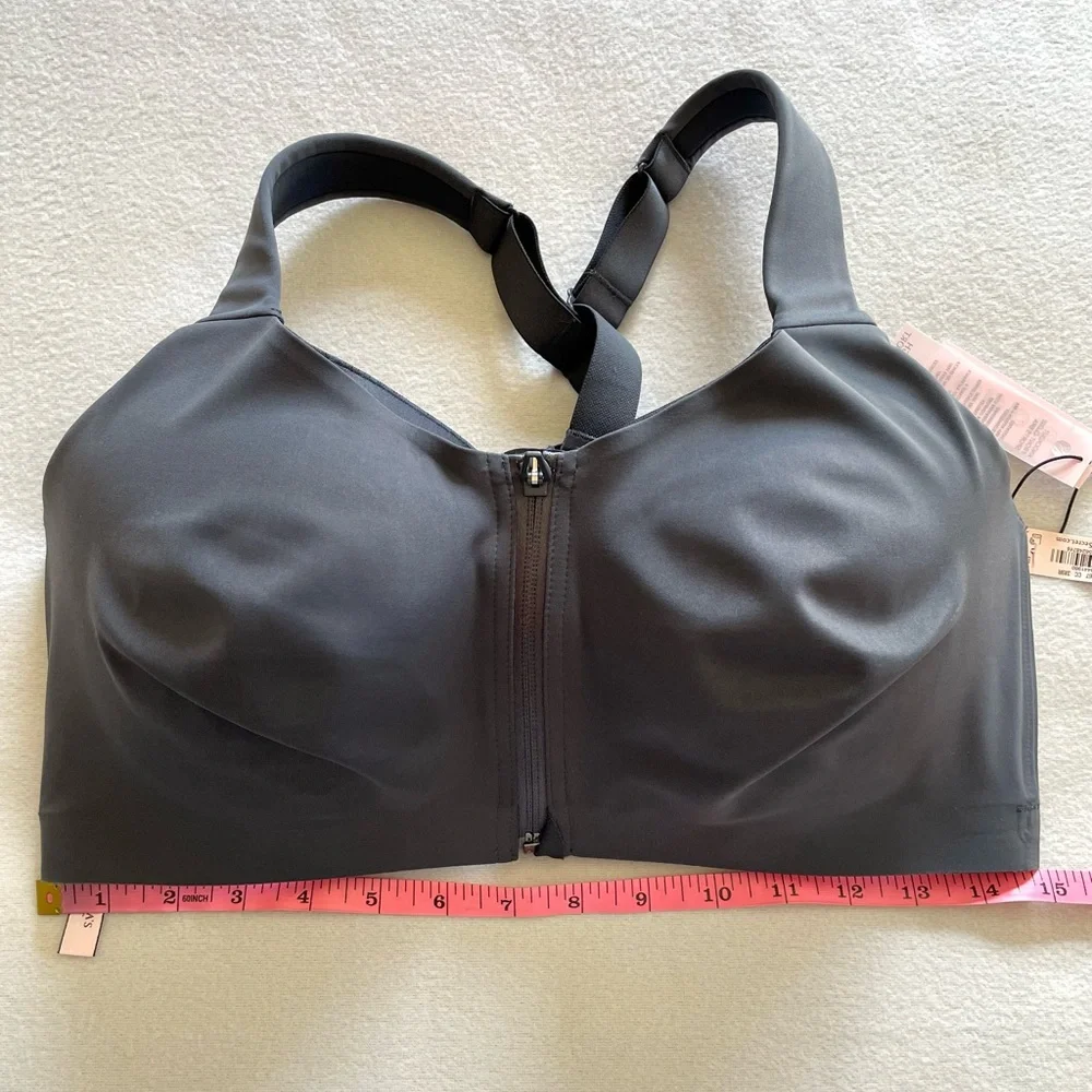 Victoria's Secret Knockout Front Close Underwire Sports Bra Sport Gray 36DDD - Picture 15 of 16